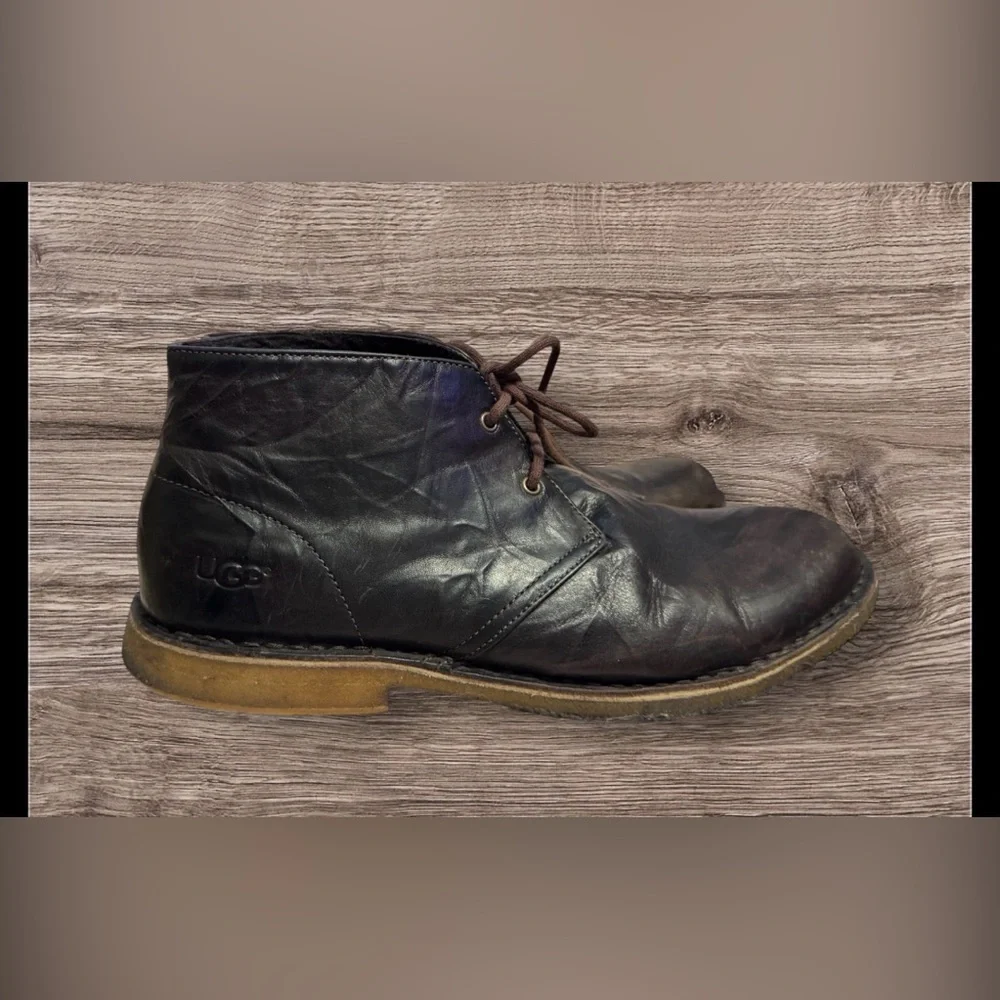 UGG Men's Leighton Chukka Boots SZ 13 Dark Brown